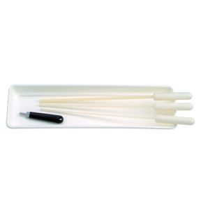 Set ruggenmerg plastic wit 550 g 60 polyamide polypropyleen (pp) Deglon