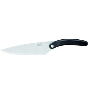 Snijmes 19 inox hout met kleine tanden Premium Deglon