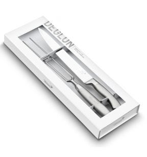 Koffer 2 messen 22 inox inox effen Oryx Deglon