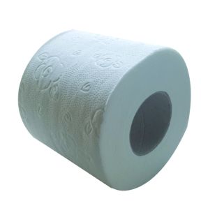 Papier toilette en rouleau blanc ouate de cellulose (48 pièces)