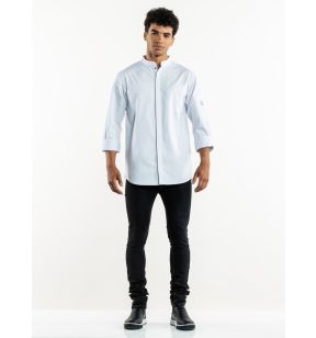 Veste de cuisinier recyclé blanc M Cambio Chaud Devant