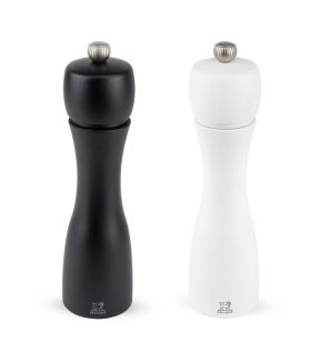 Set moulins poivre / sel noir Ø 7 cm 23,3 cm Tahiti Peugeot Saveurs