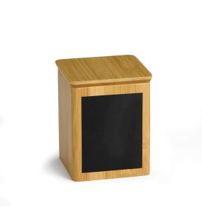 Présentoir carré bambou 10 cm Write On Tablecraft