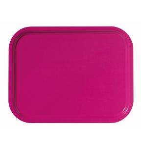 Gelaagd dienblad hout fuchsia x36 Platex