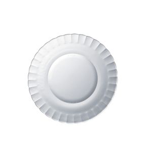 Assiette plate transparent verre trempé Ø 23 cm Picardie Duralex