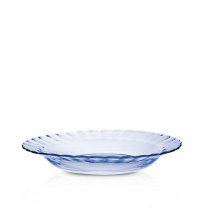 Assiette creuse bleu marine verre trempé Ø 23 cm Picardie Duralex