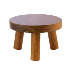 Présentoir bois Ø 250 mm 150 mm Acacia Aps