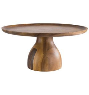Présentoir à pâtisserie acacia Ø 33 cm 16 cm Acacia Aps