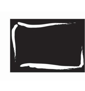 Chevalet de table rectangulaire noir 7x5 cm Bequet (10 pièces)