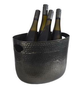 Champagne-emmer staal 23.5x30x23 cm Aps