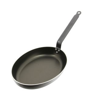 Pan ovaal aluminium With release liner x26 Choc Resto Induction De Buyer