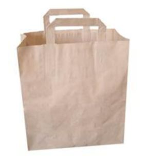 Sac cabas kraft 26x29 cm (250 pièces)