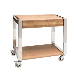 Dienstwagen rechthoekig bruin hout Zepe