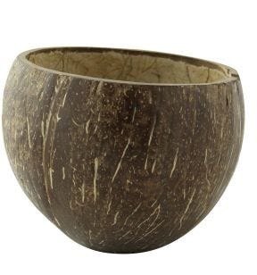 Bol en coco Ø 9 cm 9x6x8 cm (48 pièces)
