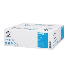 Essuie-main blanc ouate de cellulose 20,3 cm x 24 cm (20 pièces)