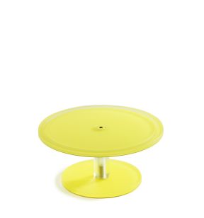 Piédestal résine Nacryl® jaune Ø 23 cm 11 cm Mealplak