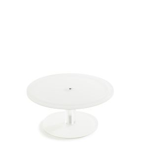 Piédestal résine Nacryl® blanc Ø 30 cm 16 cm Mealplak
