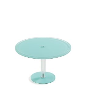 Piédestal résine Nacryl® bleu lagon Ø 33 cm 21 cm Mealplak