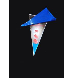 Wegwerpzakje voor patisserie plastic blauw 300x540 mm 80 micron (100 eenheden)
