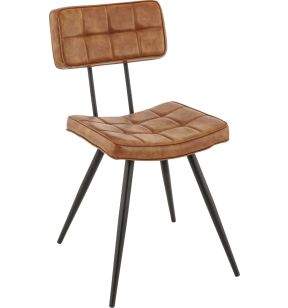 Chaise marron 81x48x60 cm Maurice Flexmob