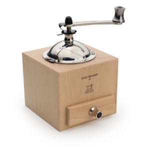 Moulin à sel carré Nature Ø 11 cm 13,3x9,5x11 cm Rollinger Peugeot Saveurs
