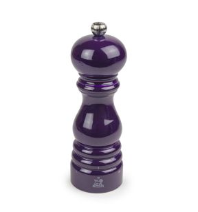 Moulin poivre rond aubergine Ø 5 cm 18x5,9x5,9 cm Paris Rama Peugeot Saveurs