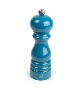Moulin poivre rond Bleu pacifique Ø 5 cm 18x5,9x5,9 cm Paris Rama Peugeot Saveurs