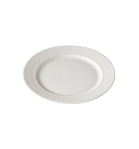 Plat bord rond wit culinair Ø 17 Plisse Pillivuyt