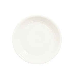 Plat rond blanc porcelaine vitrifiée Ø 32 cm Amaze Rak