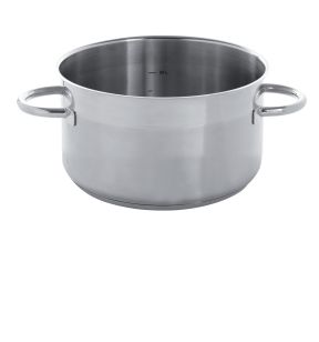 Faitout inox Sans revêtement Sans couvercle Ø 28 cm 11 cm 6,7 L Qualiplus Pro.cooker