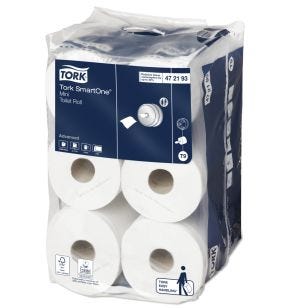 Toiletpapier wit cellulosewatten Smartone Tork (12 eenheden)