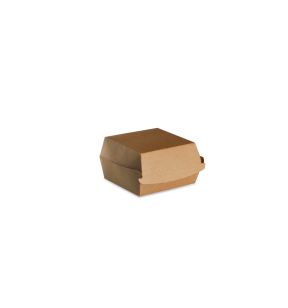 Boîte burger brun 13x12x7 cm (100 pièces)
