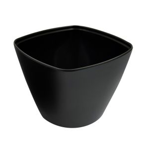 Saladier carré noir mélamine 20 cm Mezze Dalebrook