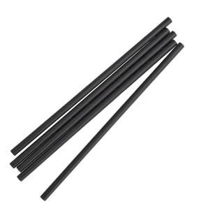 Pailles noir papier Ø 0,6 cm 19,7 cm Earth Essentials (250 pièces)