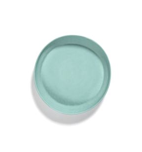 Plat rond azure swirl - stripes rouge grès émaillé Ø 36 cm Feast By Ottolenghi Serax