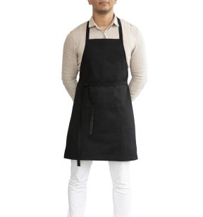 Schort zwart Eén maat Bistro Pro.mundi