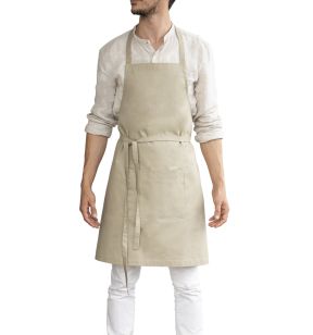 Schort beigegrijs Eén maat Bistro Pro.mundi