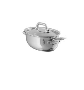 Mini cocotte avec couvercle inox Sans revêtement Avec couvercle 14x12x4,5 cm 0,3 L M'minis Mauviel