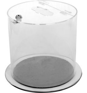 Afvalbak plastic 12 L doorzichtig Probbax
