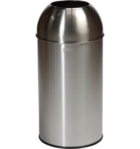 Afvalbak inox 40 L zilver Probbax
