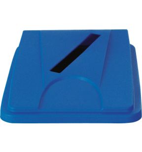 Deksel plastic blauw Probbax