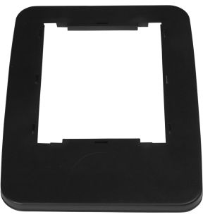 Cadre couvercle plastique noir Probbax