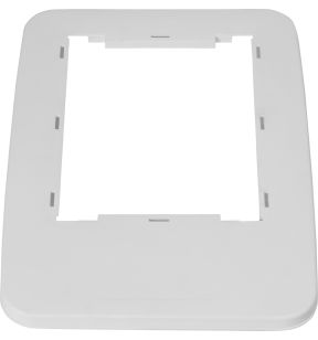 Cadre couvercle plastique blanc Probbax