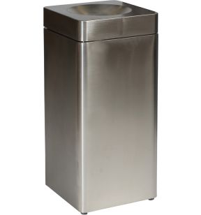 Collecteur acier 40 L argent Probbax