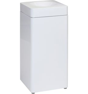 Collecteur acier 40 L blanc Probbax