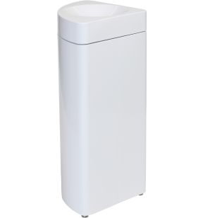 Collecteur acier 30 L blanc Probbax