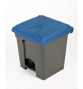 Pedaalemmer plastic 30 L grijs Probbax