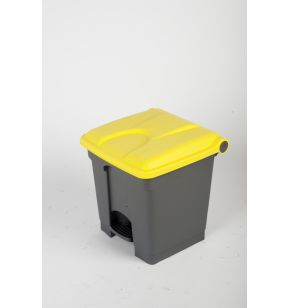 Pedaalemmer plastic 30 L grijs Probbax