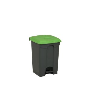 Pedaalemmer plastic 45 L grijs Probbax