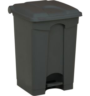 Pedaalemmer plastic 45 L grijs Probbax